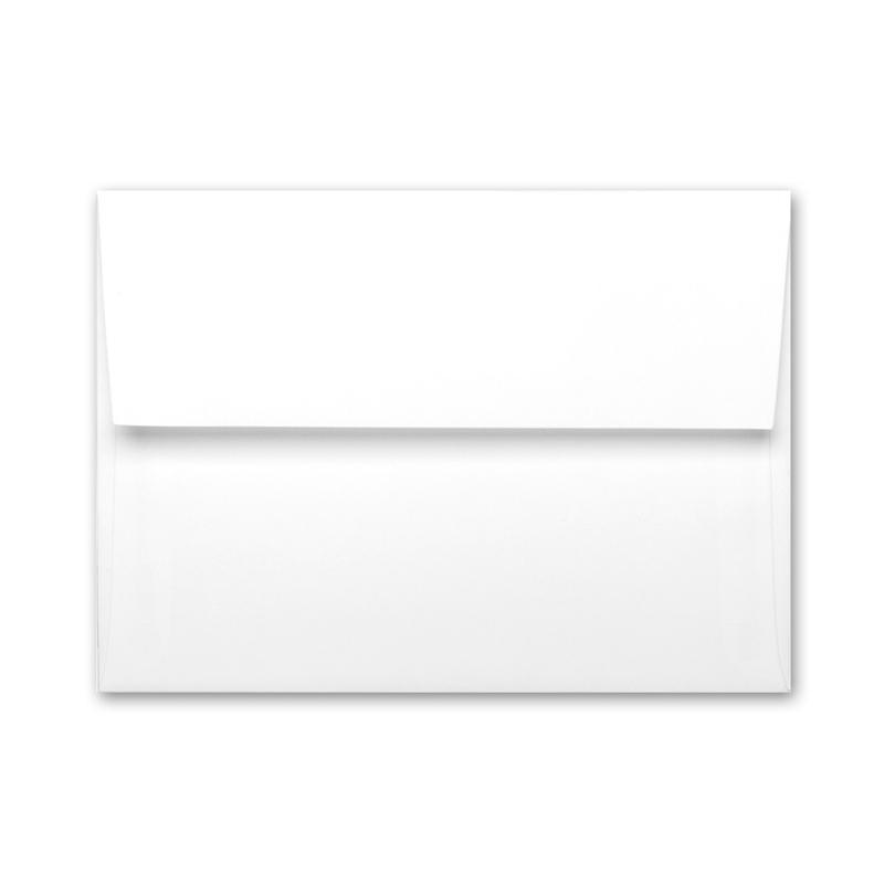 Printmaster® A-6 White Wove 24# Square Flap Announcement Envelope OSSS 250 per Box